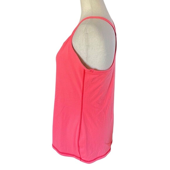 Lululemon Athletica Womens Power Y Back Tank Top PINK Stripes Size 6-8 Or S-M - Picture 3 of 10